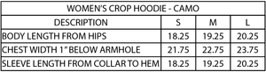 Women's The Crop Hoodie - Camo