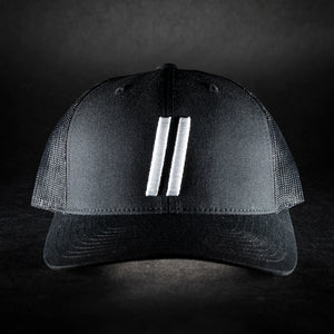 Drive Coffee Trucker Hat, Black and White