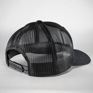 Drive Coffee Trucker Hat, Black and White