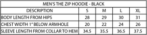 Men's The Zip Hoodie - Black